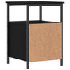 Nachttisch Carpov Schwarz 34x35,5x50cm (Holz)