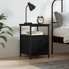 Nachttisch Carpov Schwarz 34x35,5x50cm (Holz)