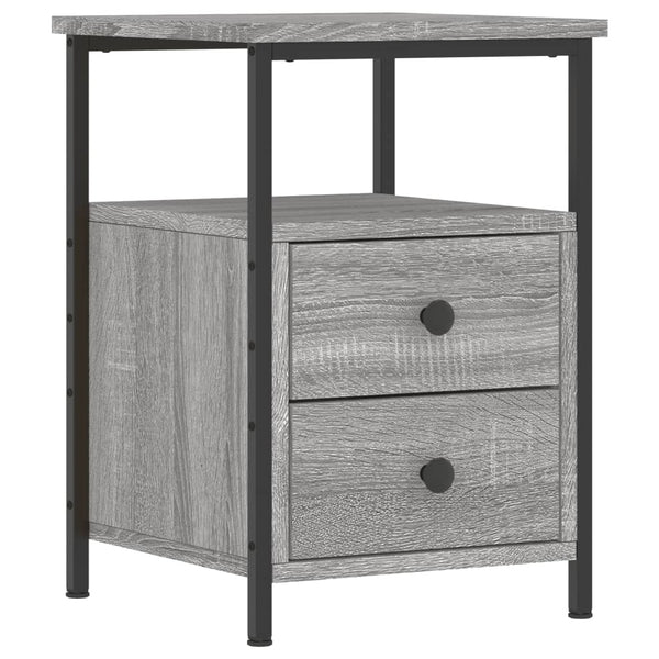 Nachtschrank Carpov 34x35,5x50cm (Holz) Grau