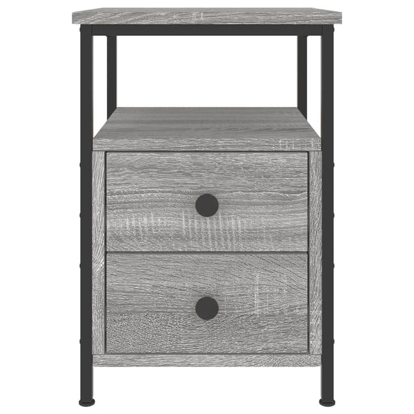 Nachtschrank Carpov 34x35,5x50cm (Holz) Grau