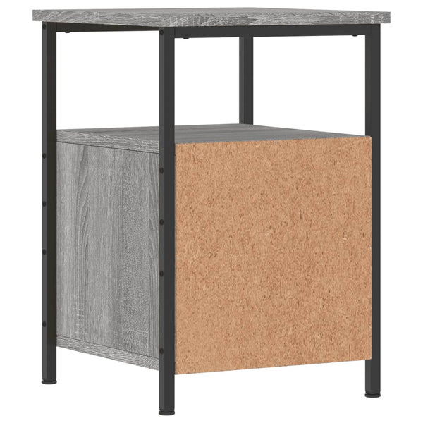 Nachtschrank Carpov 34x35,5x50cm (Holz) Grau