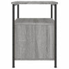 Graue Nachttische Carpov 34x35,5x50cm (2 Stk. Sonoma-Holz)