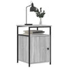 Grauer Nachttisch Eduart 40x42x60cm (Holz)