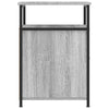 Grauer Nachttisch Eduart 40x42x60cm (Holz)