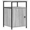 Nachttische grau Eduart 40x42x60cm (2 Stk. Sonoma-Holz)