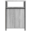 Nachttische grau Eduart 40x42x60cm (2 Stk. Sonoma-Holz)