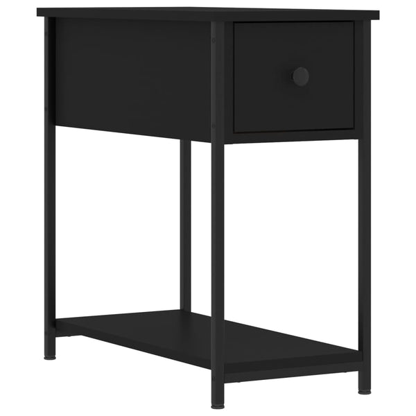 Musta yöpöydät Rotila 30x60x60cm (2 kpl puinen)