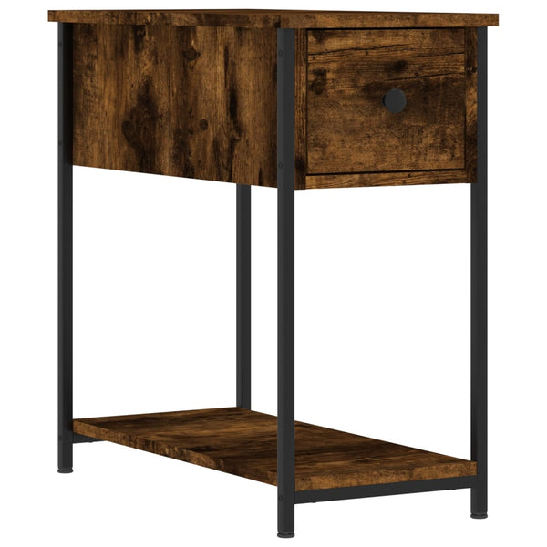 Räuchereiche Nachttisch Rotila 30x60x60cm (Holz)