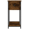 Räuchereiche Nachttisch Rotila 30x60x60cm (Holz)