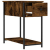 Räuchereiche Nachttisch Rotila 30x60x60cm (Holz)