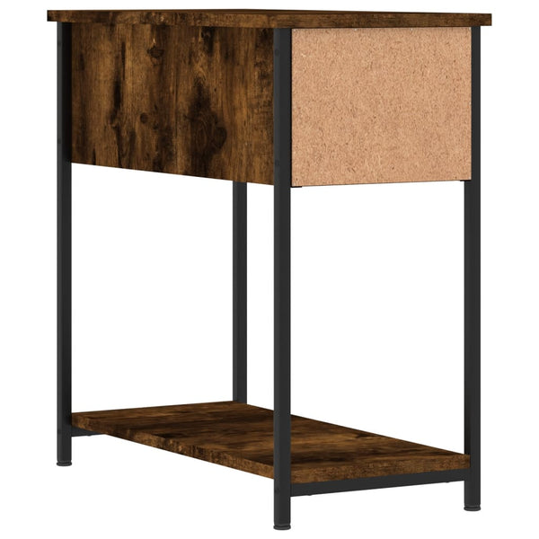 Räuchereiche Nachttisch Rotila 30x60x60cm (Holz)