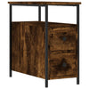 Nachttische Gertrut aus Raucheiche 30x60x60cm (2 St., Holz)
