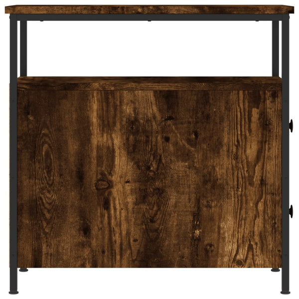Nachttische Gertrut aus Raucheiche 30x60x60cm (2 St., Holz)