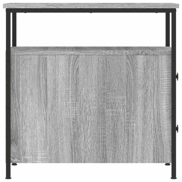 Nachttisch Gertrut 30x60x60cm Grau (Holz)
