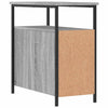 Harmaa yöpöydät Gertrut 30x60x60cm (2 kpl puinen)