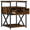 Nachttisch Tesrife 40x42x55cm aus geräucherter Eiche (Holz)