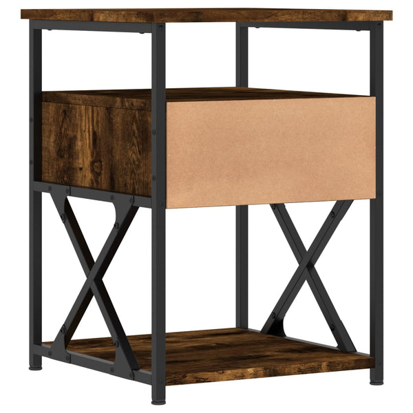 Nachttisch Tesrife 40x42x55cm aus geräucherter Eiche (Holz)