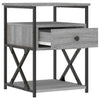 Graue Nachttische Tesrife 40x42x55cm (2er-Set Sonoma Holz)