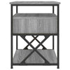 Graue Nachttische Tesrife 40x42x55cm (2er-Set Sonoma Holz)