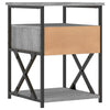 Graue Nachttische Tesrife 40x42x55cm (2er-Set Sonoma Holz)