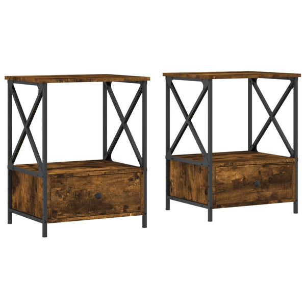 Nachttische Savutammi Vahtang 50x41x65cm (2 St. Holz)