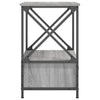 Nachttische Vahtang 50x41x65cm grau (2 Stk., Sonoma, Holz)