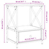 Nachttische Vahtang 50x41x65cm grau (2 Stk., Sonoma, Holz)