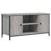 Harmaa tv-taso Dimitrievna 100x40x50cm (puinen)