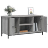 Harmaa tv-taso Dimitrievna 100x40x50cm (puinen)