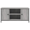Harmaa tv-taso Dimitrievna 100x40x50cm (puinen)