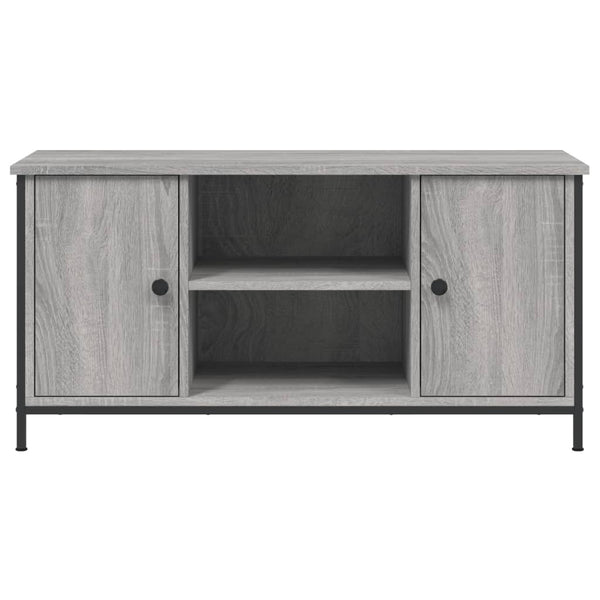Harmaa tv-taso Dimitrievna 100x40x50cm (puinen)
