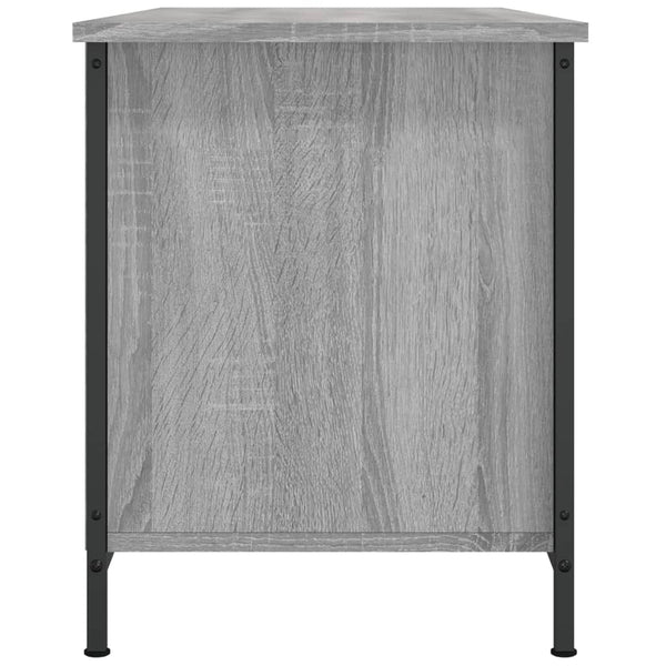 Harmaa tv-taso Dimitrievna 100x40x50cm (puinen)