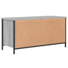 Harmaa tv-taso Dimitrievna 100x40x50cm (puinen)