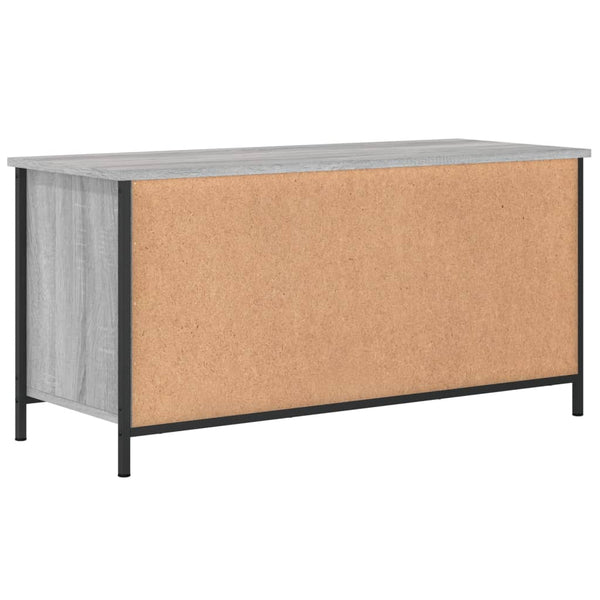 Harmaa tv-taso Dimitrievna 100x40x50cm (puinen)