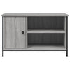 Harmaa tv-taso Allean 80x40x30cm (puinen)