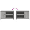 Harmaa tv-taso Allean 80x40x30cm (puinen)