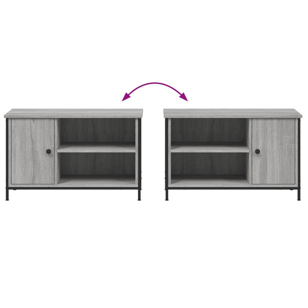 Harmaa tv-taso Allean 80x40x30cm (puinen)