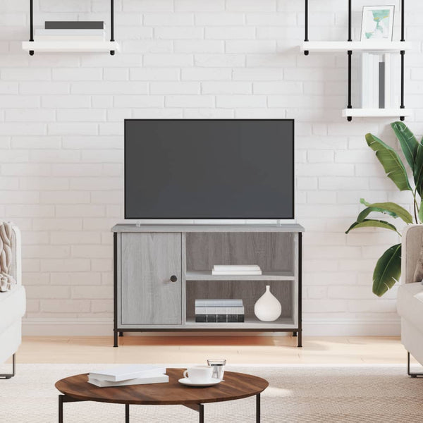 Harmaa tv-taso Allean 80x40x30cm (puinen)