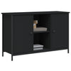 Schwarzer TV-Schrank Tomis 100x35x65cm (Holz)