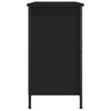 Schwarzer TV-Schrank Tomis 100x35x65cm (Holz)
