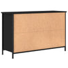 Schwarzer TV-Schrank Tomis 100x35x65cm (Holz)