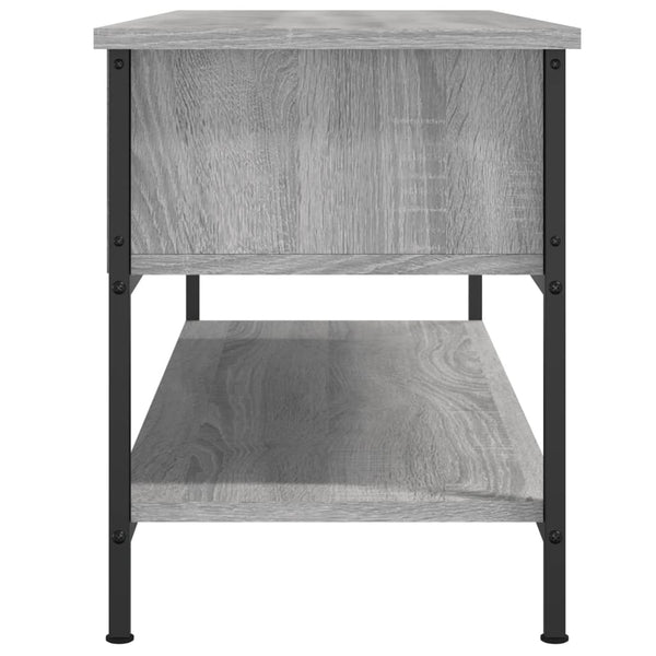 Harmaa tv-taso Barsu 100x35x45cm (puinen)