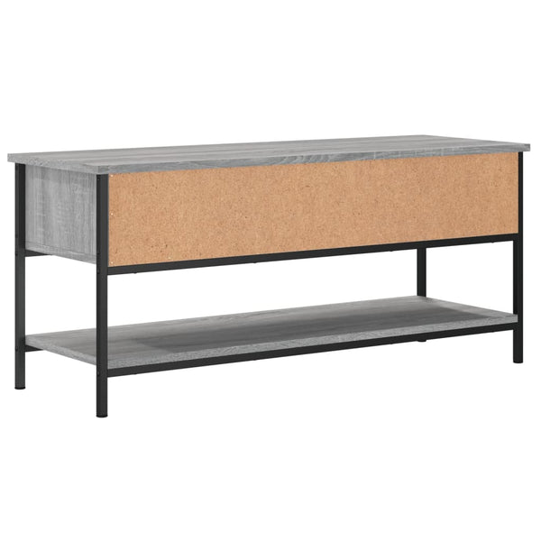 Harmaa tv-taso Barsu 100x35x45cm (puinen)