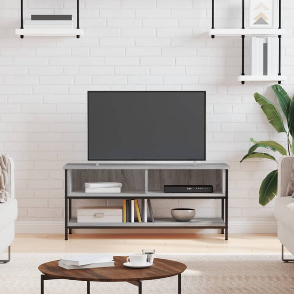 Harmaa tv-taso Barsu 100x35x45cm (puinen)
