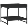 Schwarzer Couchtisch Haygan 49,5x49,5x45cm (Holz)