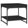 Schwarzer Couchtisch Haygan 49,5x49,5x45cm (Holz)