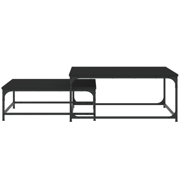 Schwarze Satztische Mielania (2 Holztische)