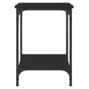Schwarzer Couchtisch Jeleaza 40x40x55cm (Holz)
