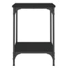 Schwarzer Couchtisch Jeleaza 40x40x55cm (Holz)