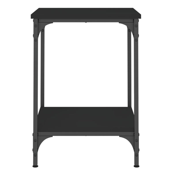Schwarzer Couchtisch Jeleaza 40x40x55cm (Holz)